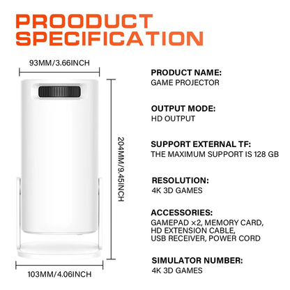 P30 Game Console Projector